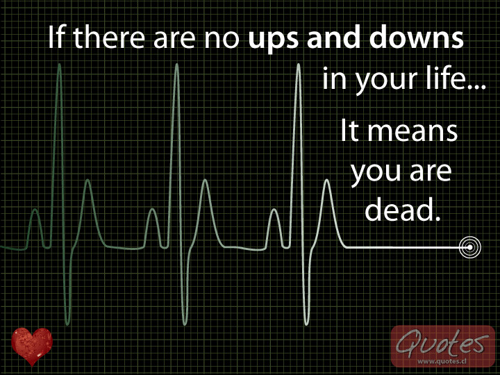 Life Ups And Down Quotes
 Ups and Downs in your Life