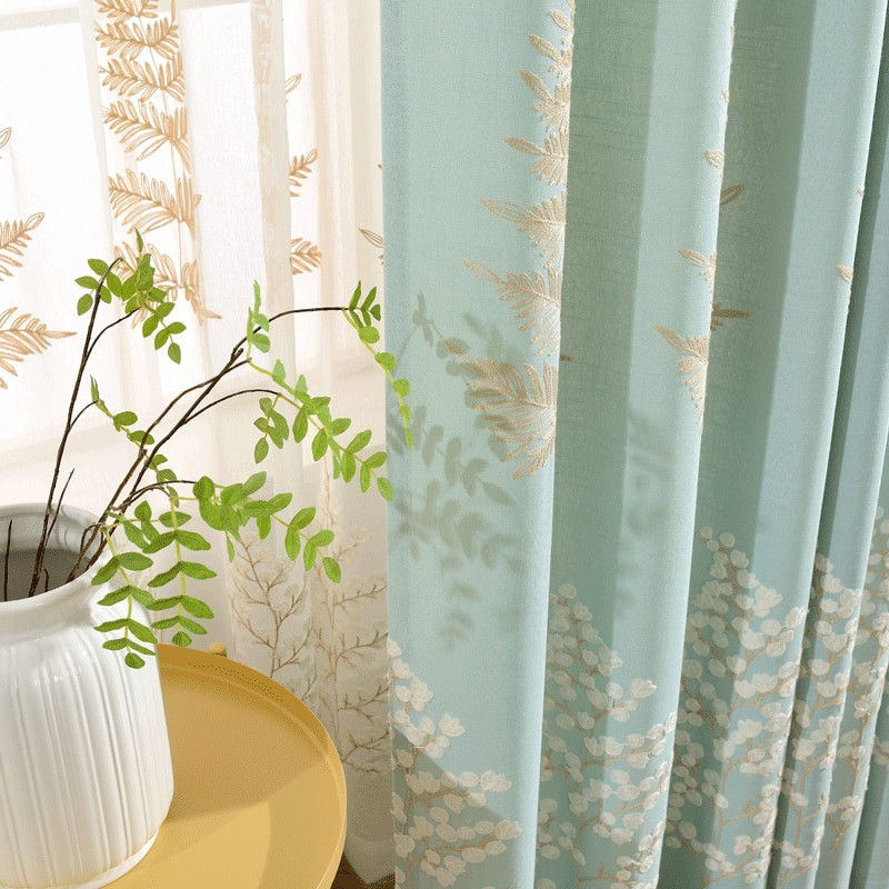 Light Blue Curtains Living Room
 Brief Life Modern Curtains For Bedroom Living Room Cotton