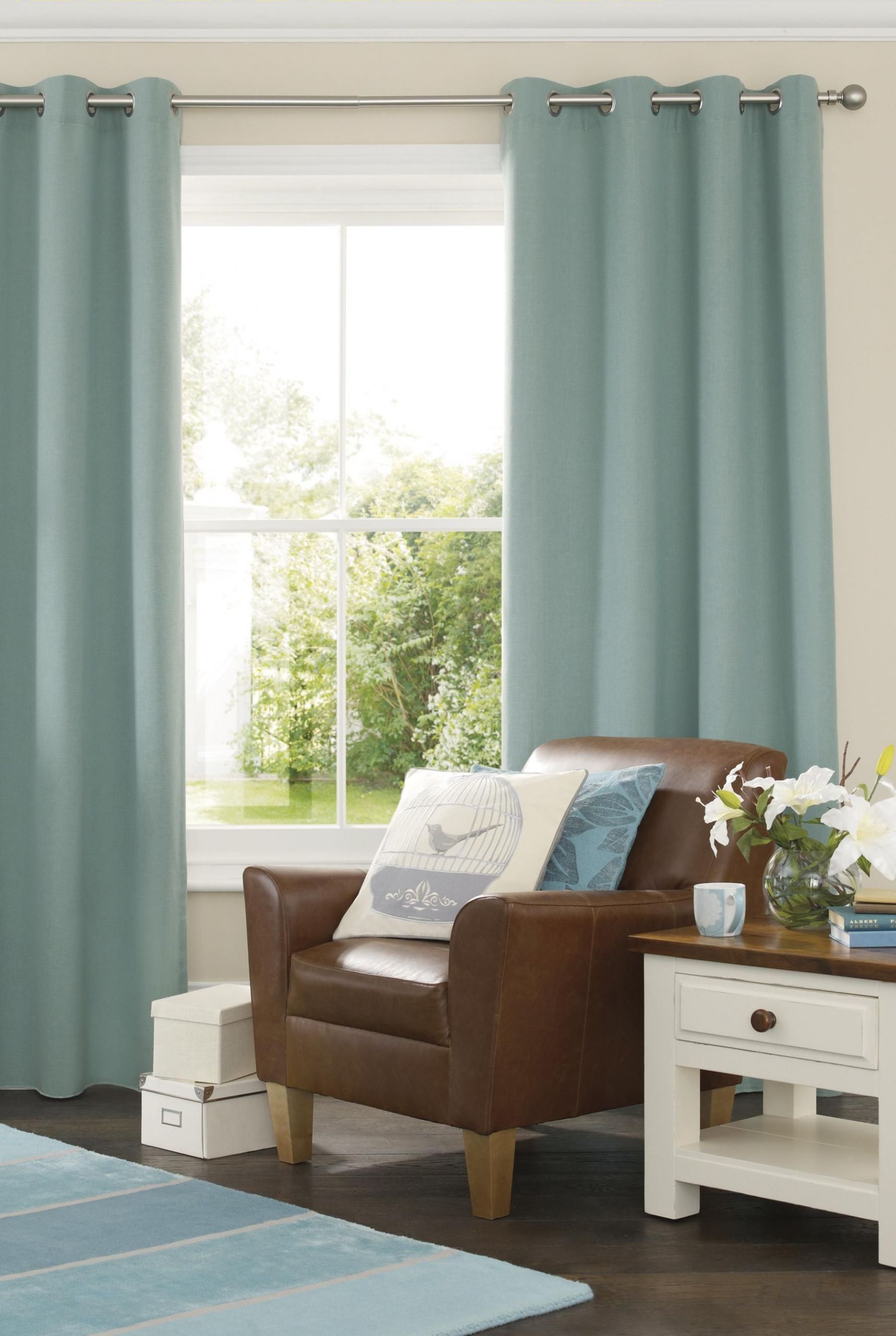 Light Blue Curtains Living Room
 Light blue curtains g looks SO good with them too
