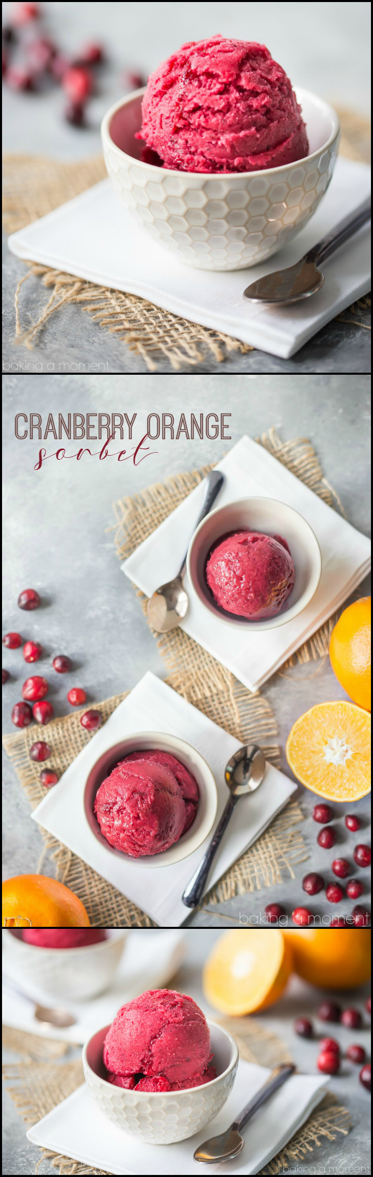 Light Desserts For Winter
 Cranberry orange sorbet a light and refreshing dessert