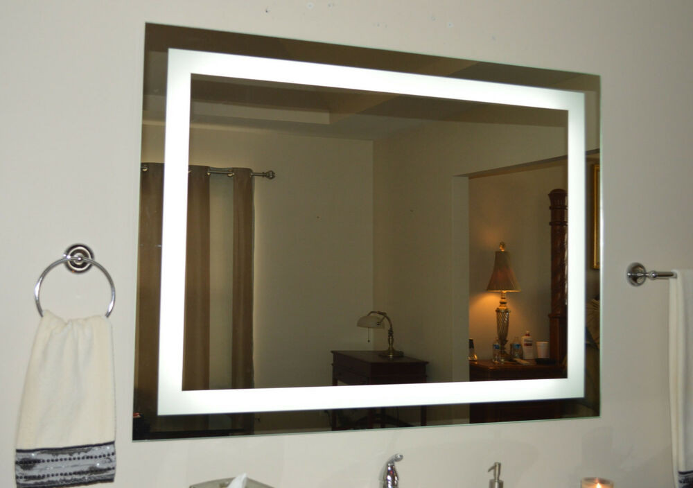 Lighted Mirrors For Bathroom
 Lighted bathroom vanity mirror led wall mounted Hotel