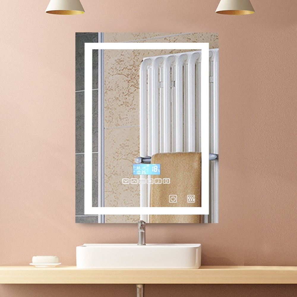 Lighted Mirrors For Bathroom
 2018 Modern Bathroom LED Light Mirror Waterproof Wall
