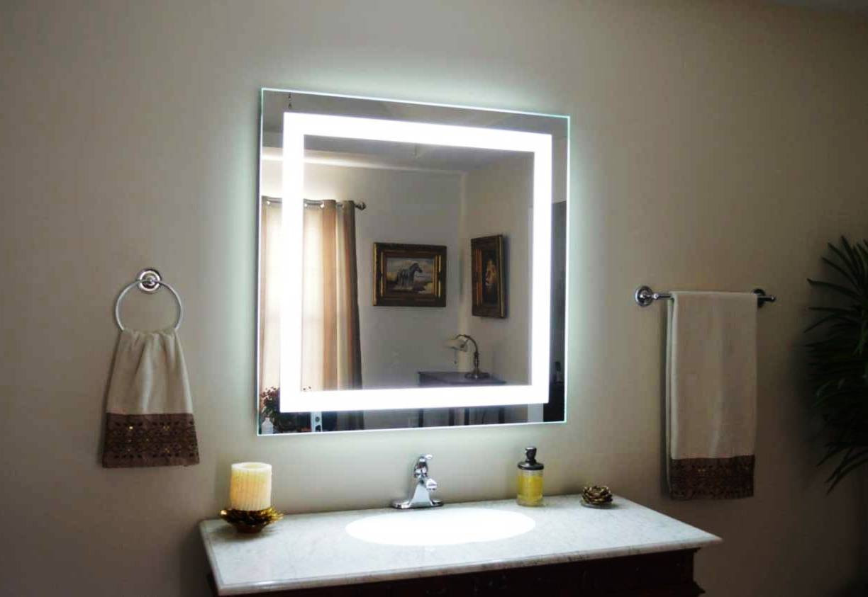 Lighted Mirrors For Bathroom
 Lighted Bathroom Wall Mirror for Any Bathroom Styles