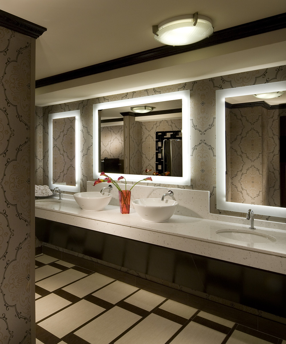 Lighted Mirrors For Bathroom
 Silhouette™ LED Lighted Bathroom Mirror
