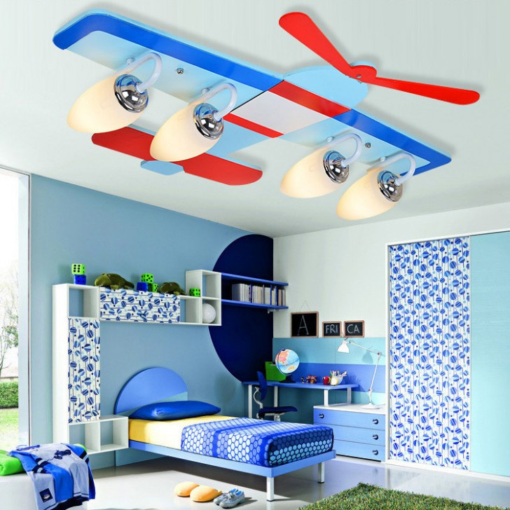Lighting For Kids Room
 Modern Attractive Airplane Light Fixture Concept for Kids