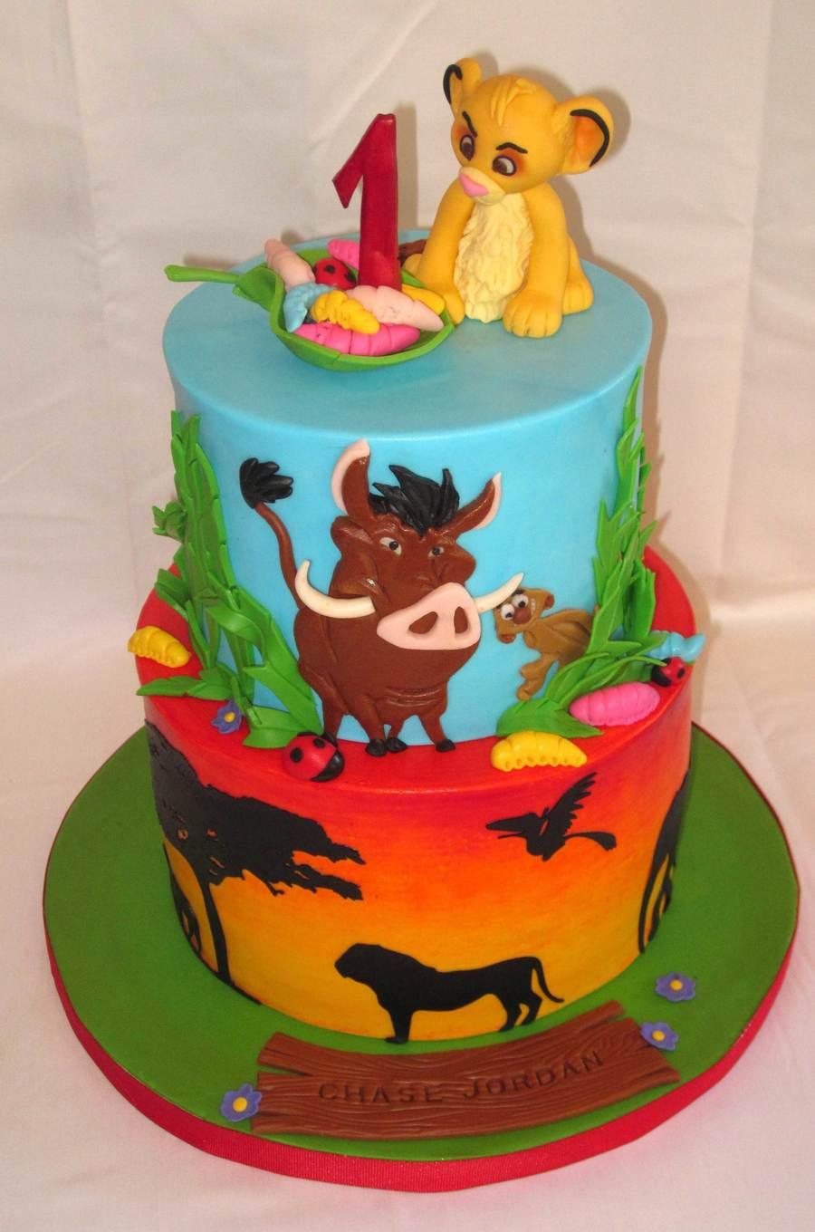Lion King Birthday Cake
 Lion King CakeCentral