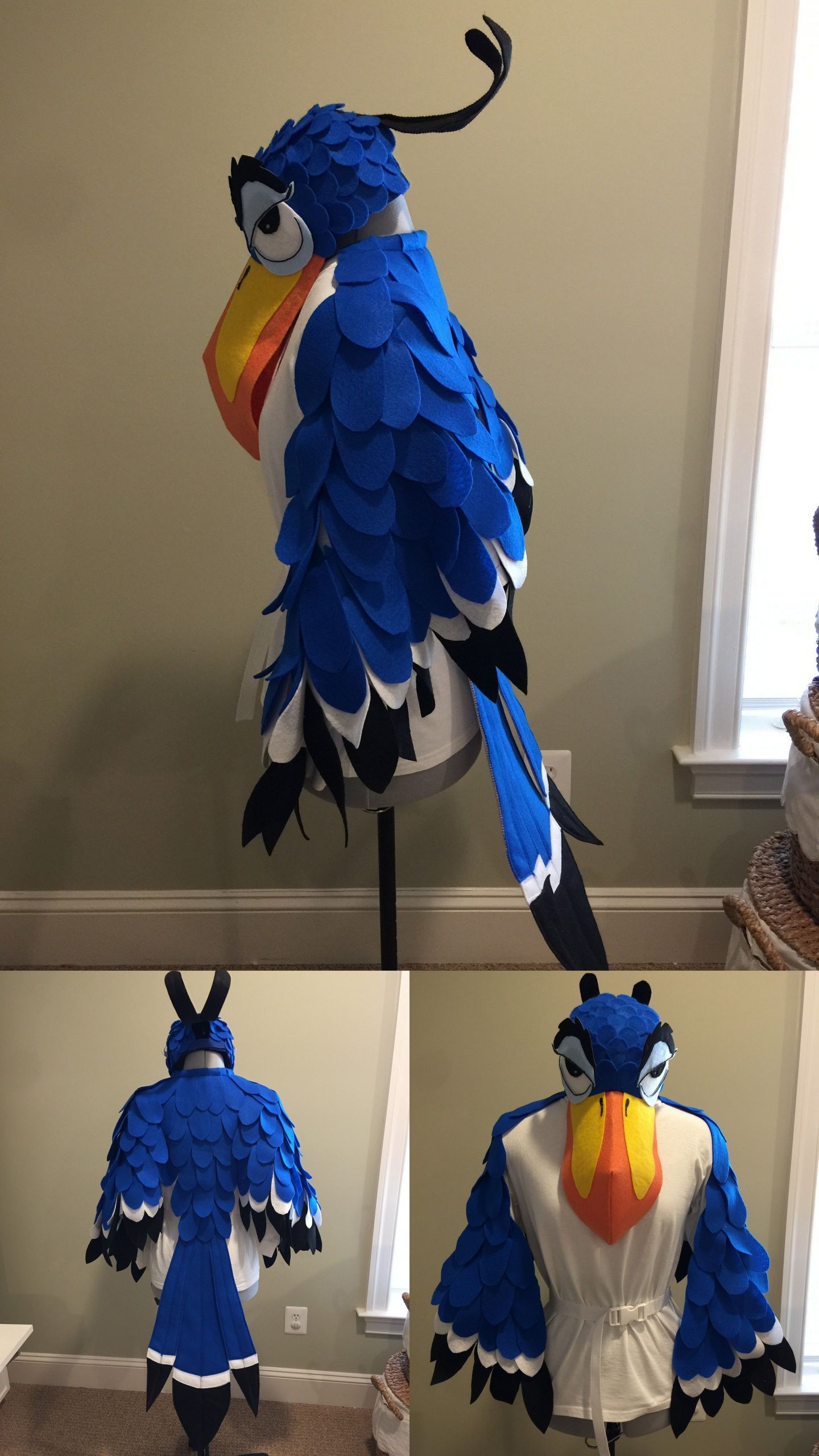 Lion King Costumes DIY
 pleted low bud Zazu costume made for ES production