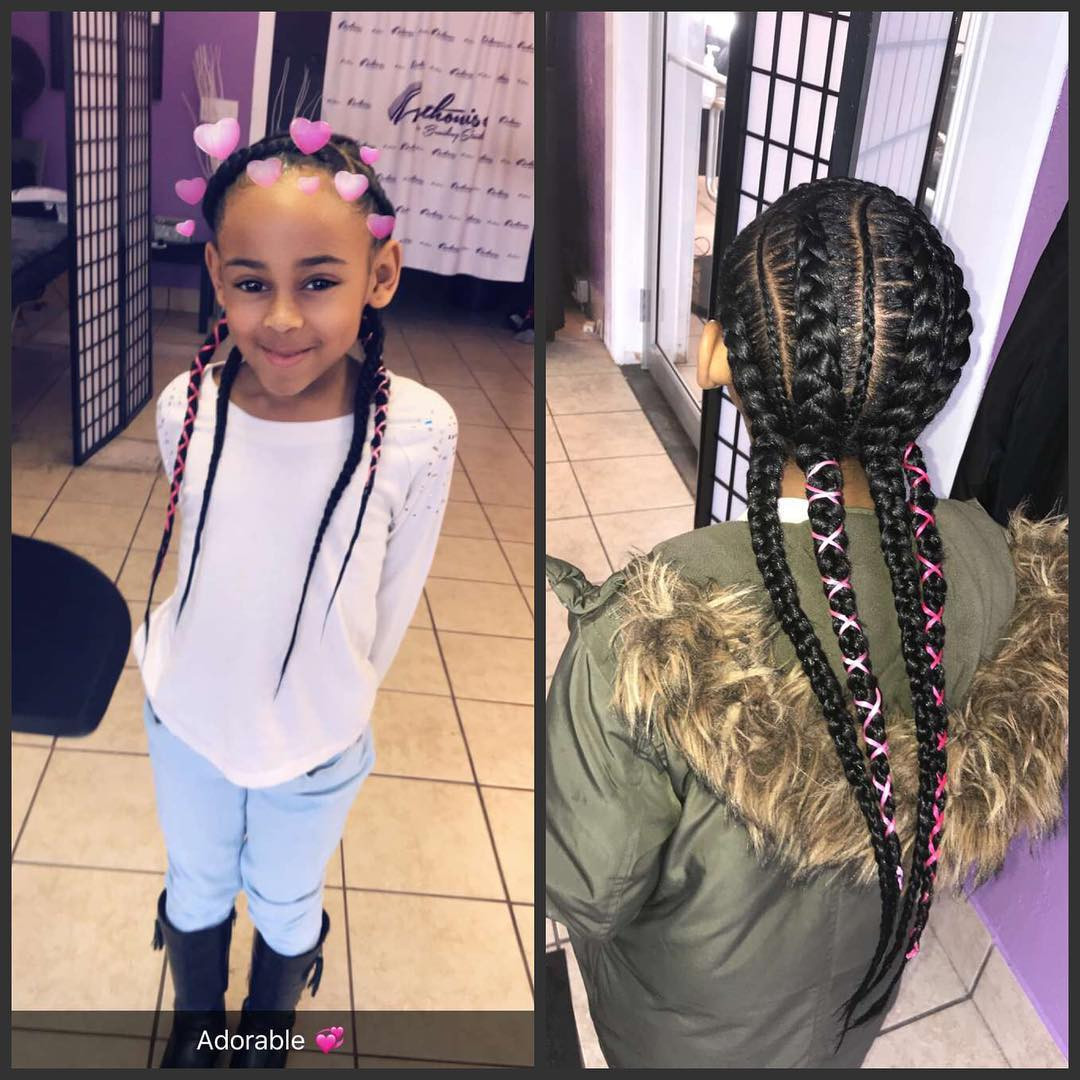 Little Girl Braids Hairstyles
 Awesome Braided Hairstyles For Little Girls Loud In Naija