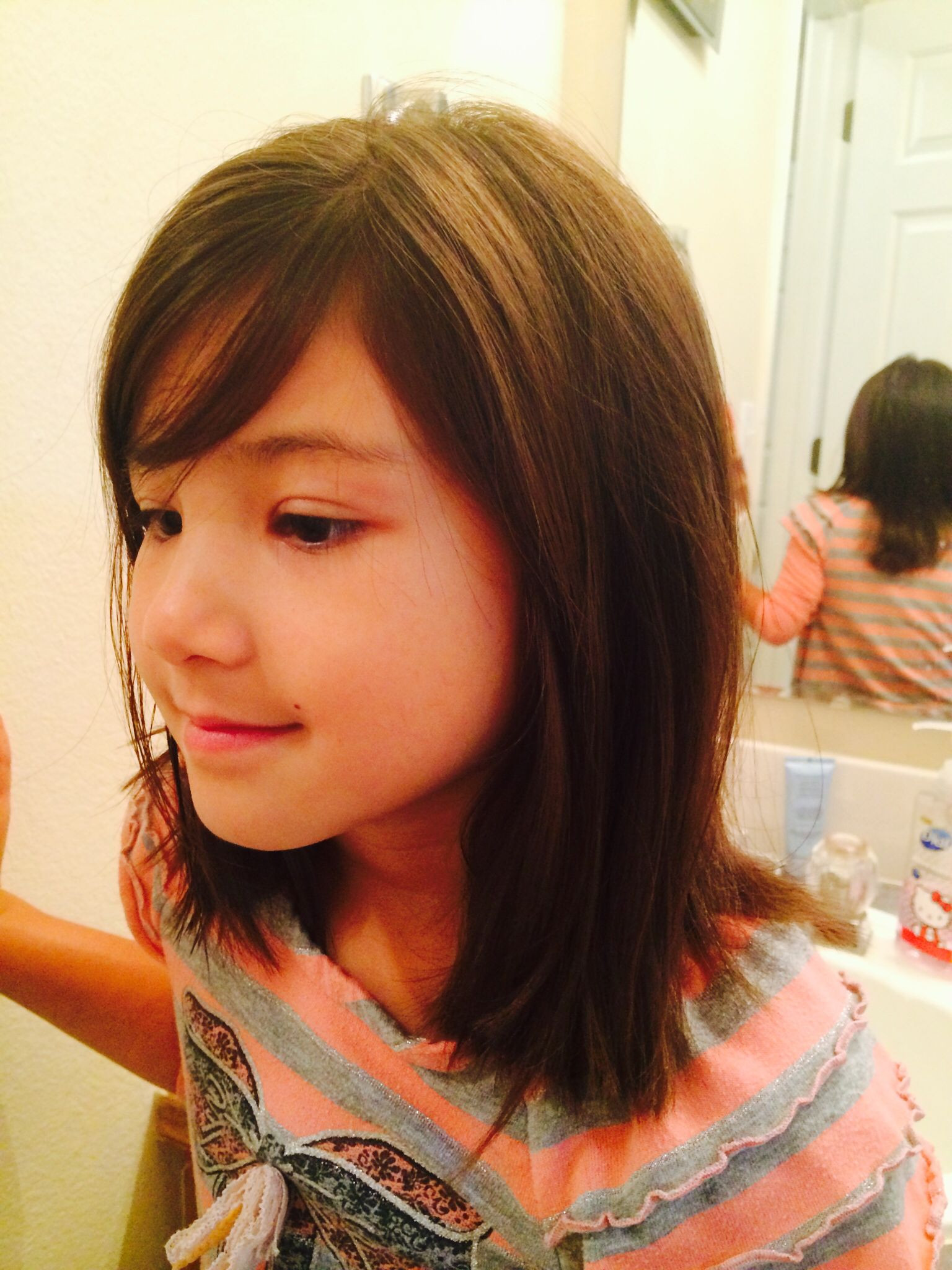 Little Girl Haircuts Medium Length
 Medium length Little girl hair cut