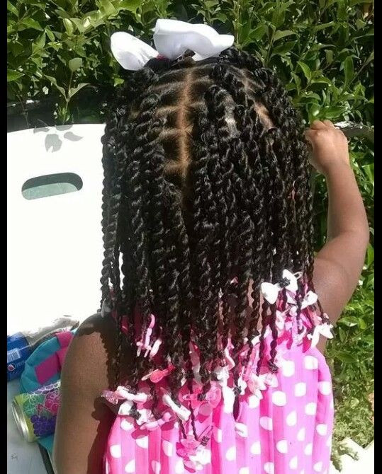 Little Girl Two Strand Twist Hairstyles
 2 strand twist cute simple style
