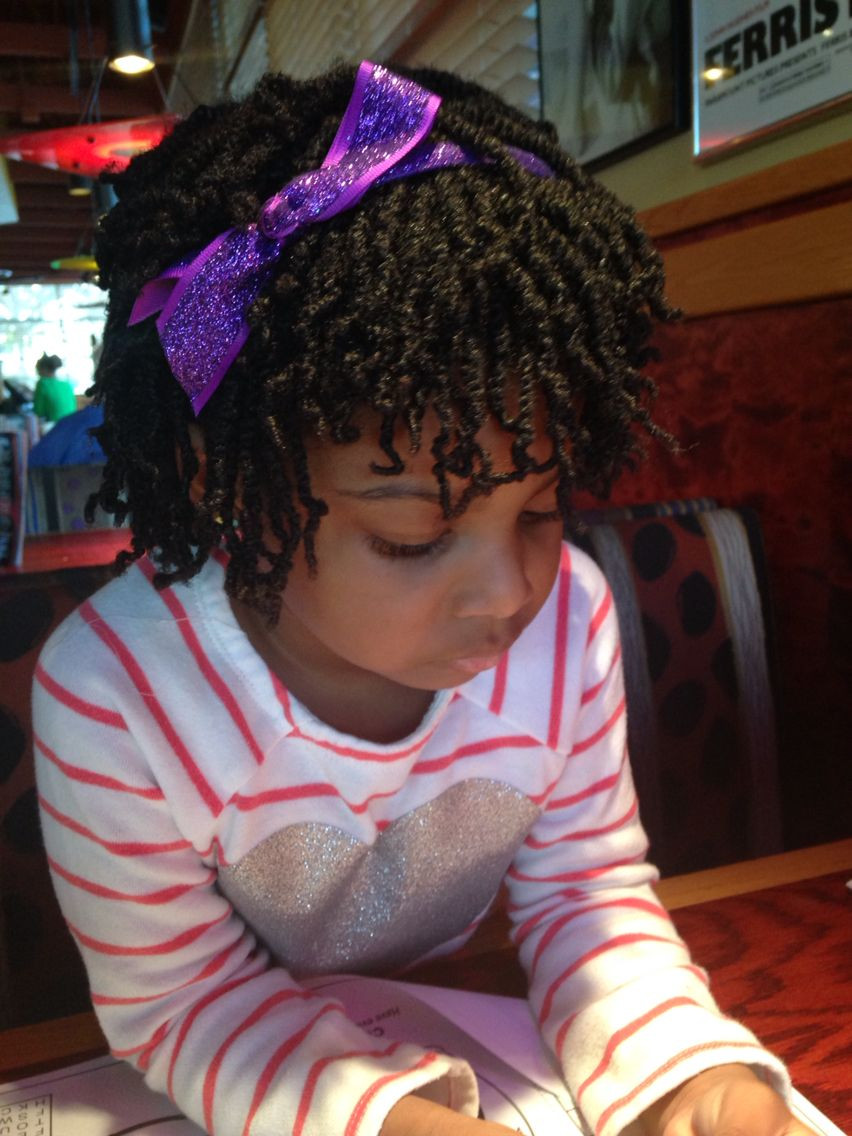 Little Girl Two Strand Twist Hairstyles
 She Used JBCO A TWA Twist Out The Style She Got Out