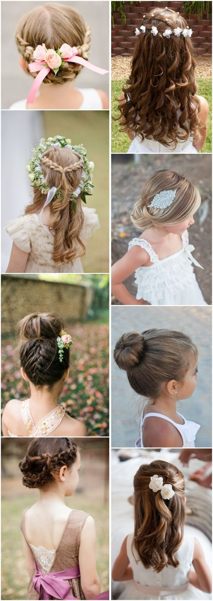 Little Girl Wedding Hairstyles
 Pin by Cajsa Gustafson on Beautiful hair