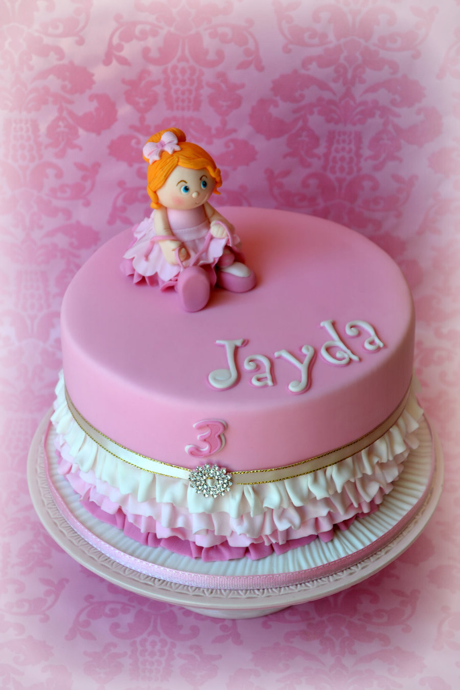 Little Girls Birthday Cakes
 Birthday Cake For A Little Girl Who Loves To Dance The