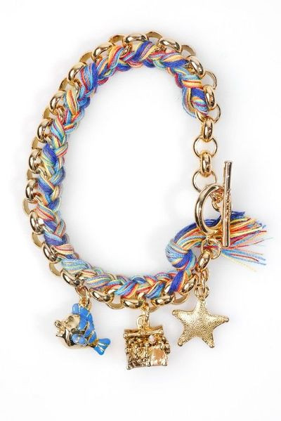 Little Mermaid Bracelet
 Little Mermaid Rainbow Charm Bracelet Disney Couture