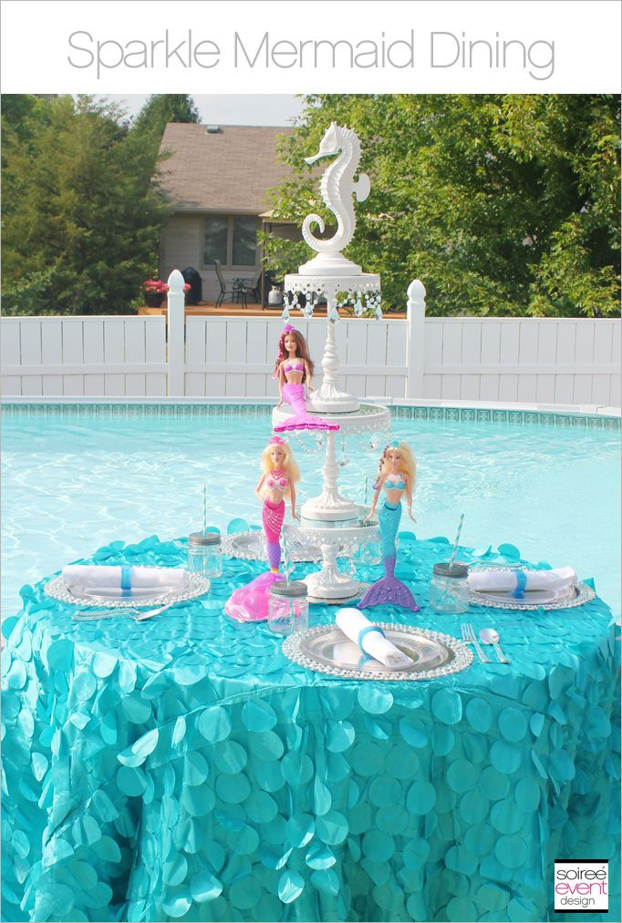 Little Mermaid Pool Party Ideas
 Sparkle Mermaid Party – Part 2