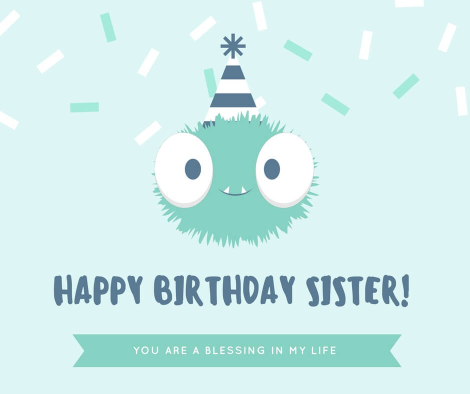 Little Sister Birthday Quotes Funny
 Sweet Birthday Wishes for Sister