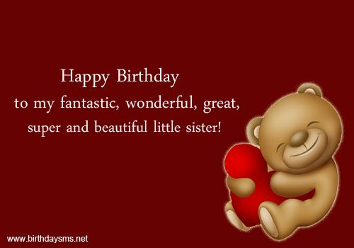 Little Sister Birthday Quotes Funny
 Funny Sister Quotes