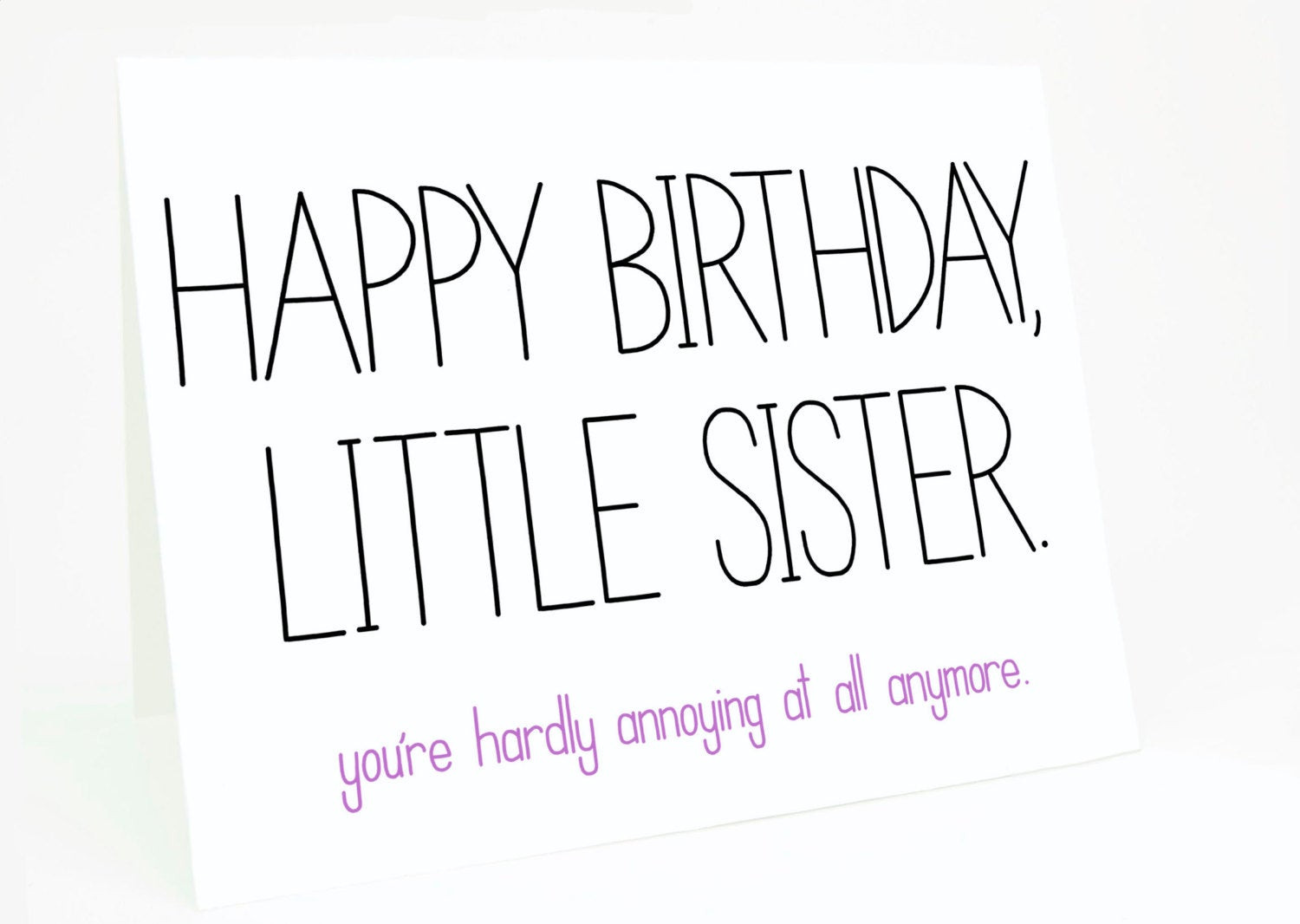 Little Sister Birthday Quotes Funny
 Funny Sister Birthday Quotes And Sayings QuotesGram