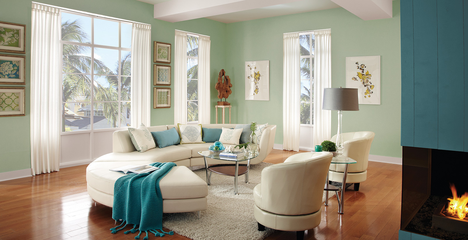Living Paint Colors
 Calming Living Room Ideas and Inspirational Paint Colors