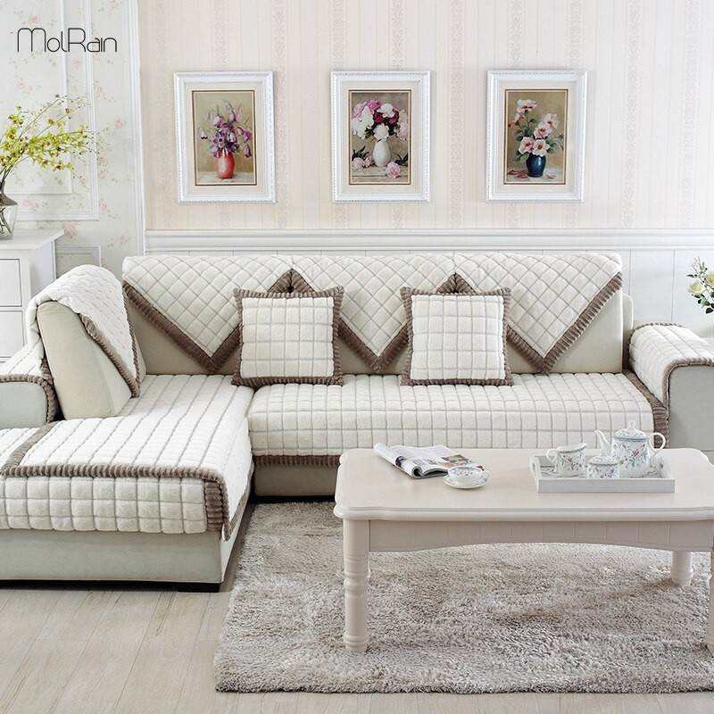 Living Room Chair Covers
 2019 Hot Sofa Covers for Living Room Velvet Warm Soft