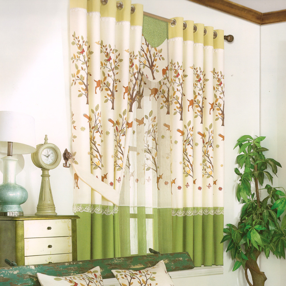 Living Room Country Curtains
 Country Style Curtain Ideas For Living Room