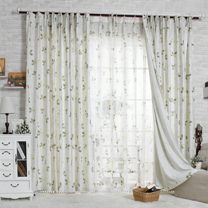 Living Room Country Curtains
 Beautiful Floral Country Style Living Room Curtains