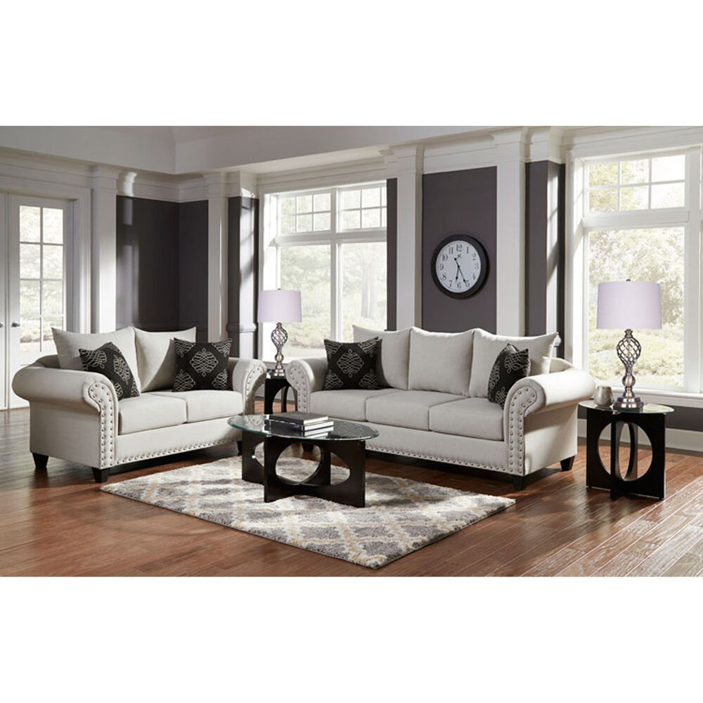 Living Room Furniture Tables
 Woodhaven Industries Living Room Sets 7 Piece Beverly