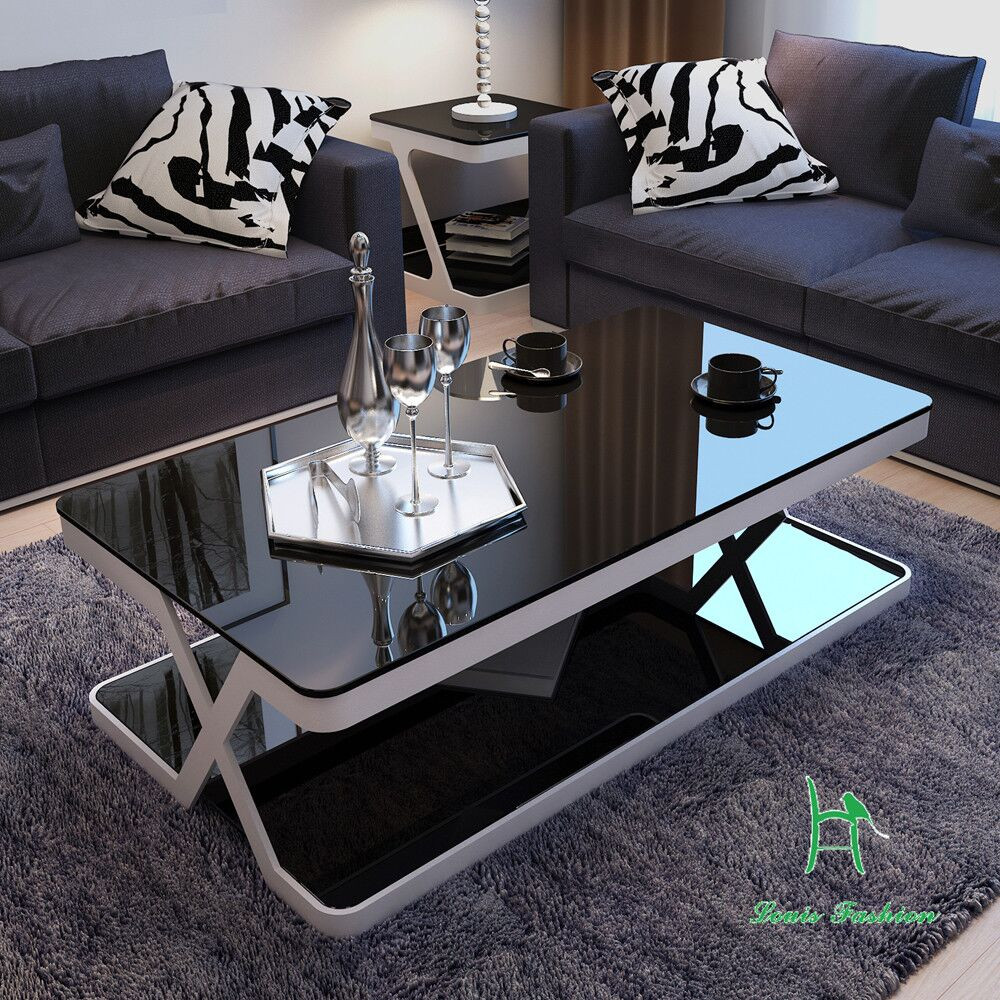 Living Room Glass Table
 Louis Fashion Modern Simple Living Room End Table Glass