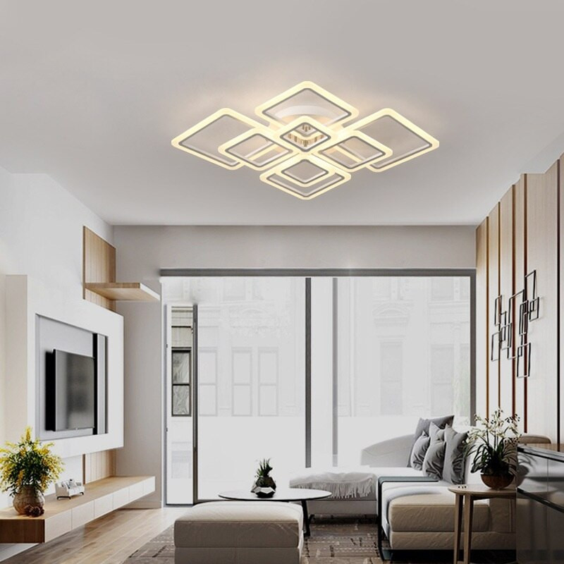 Living Room Overhead Lighting
 Acrylic LED Ceiling lights Overhead Frame Deluxe