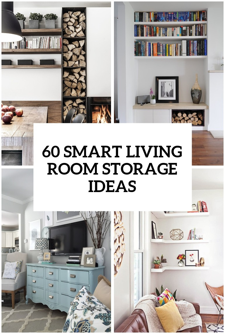 Living Room Storage Ideas
 60 Simple But Smart Living Room Storage Ideas DigsDigs