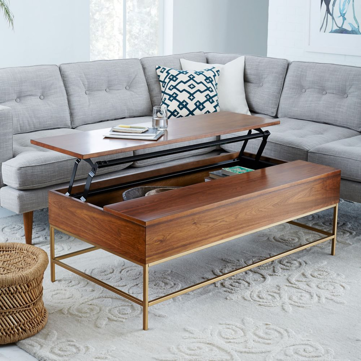 Living Room Table With Storage
 8 Best Coffee Tables For Small Spaces