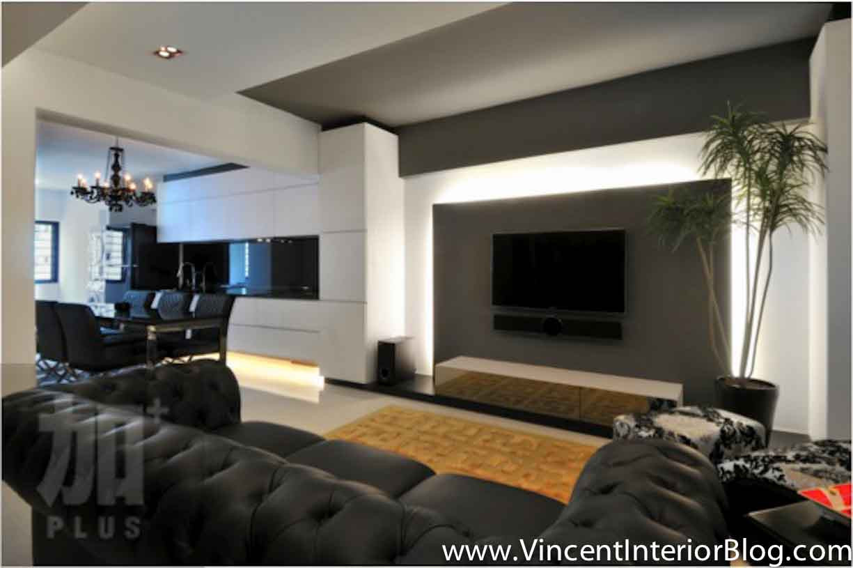 Living Room Wall Design
 Singapore Interior Design Ideas Beautiful living rooms