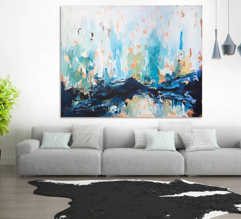 Living Room Wall Paintings
 15 The Best Abstract Wall Art For Living Room