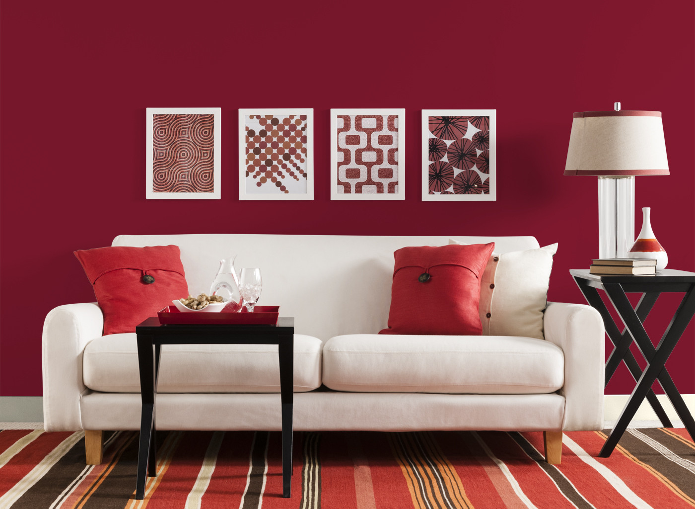 Living Room Wall Paints
 Red Living Room Ideas to Decorate Modern Living Room Sets