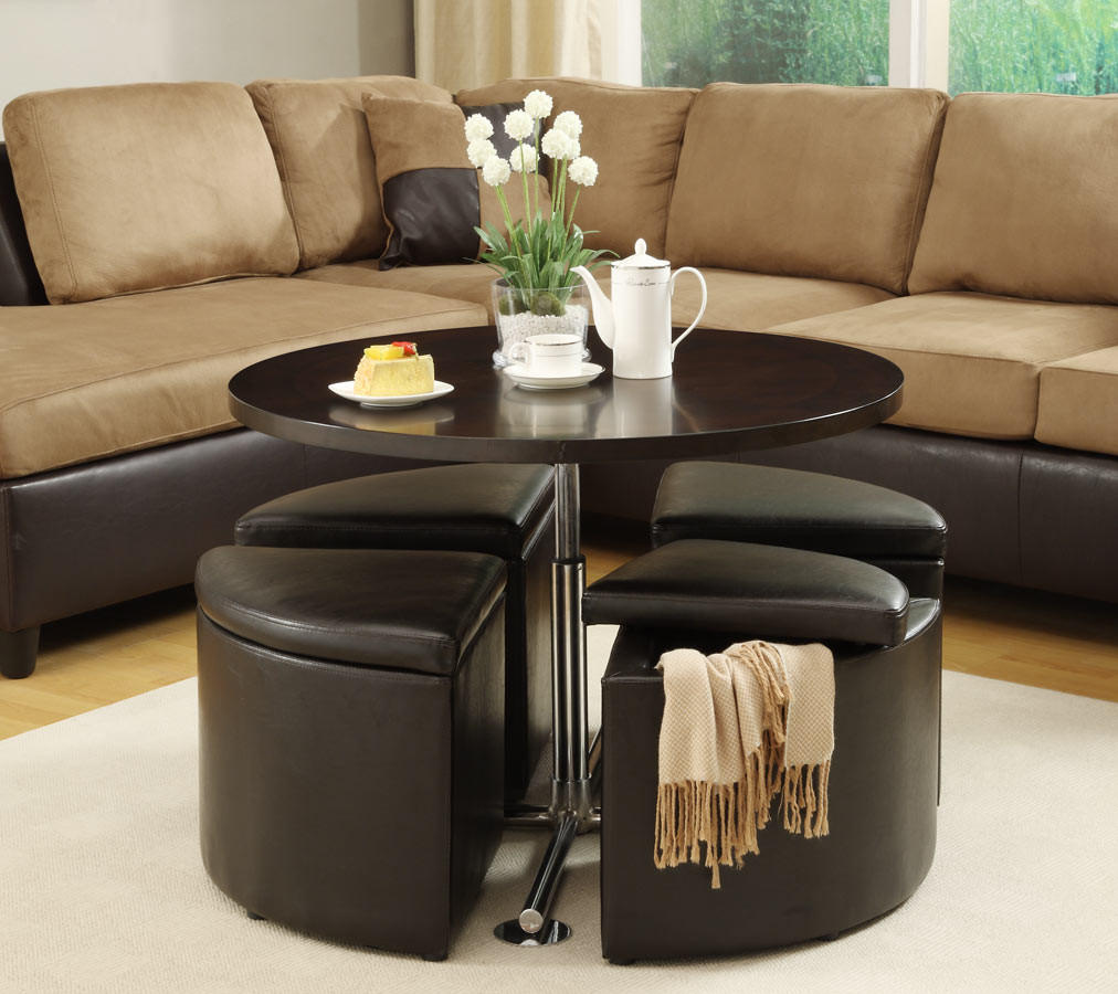 Living Spaces Coffee Table
 Get a pact and Multi functional Living Room Space by