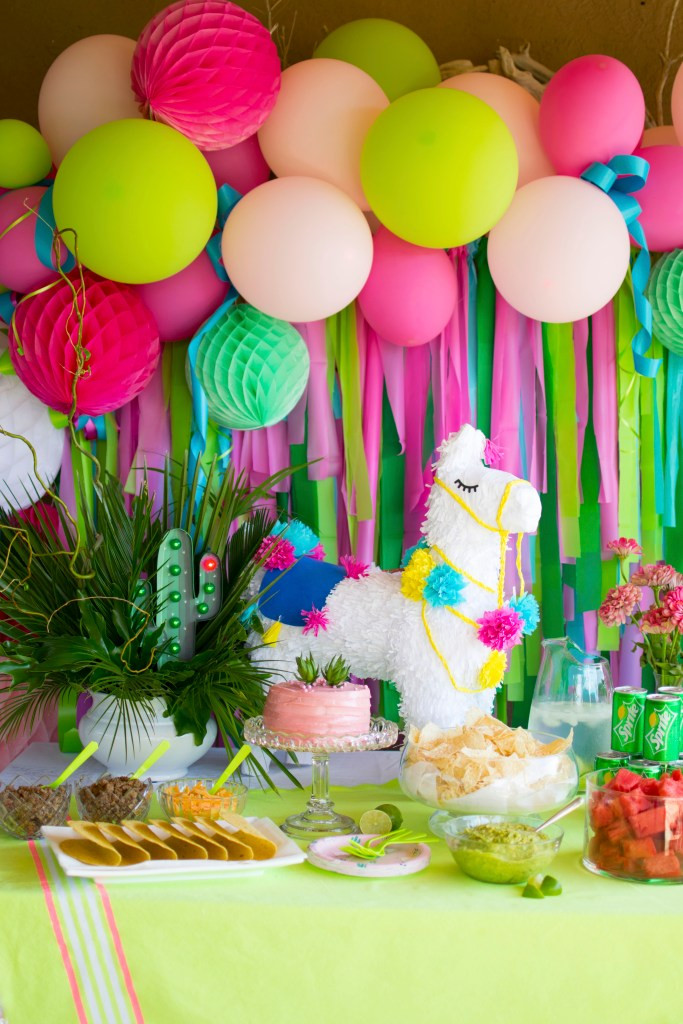 Llama Birthday Party Ideas
 Submission A Festive Llama Birthday Party Taco Bar