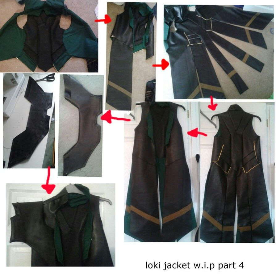 Loki Costume DIY
 Jacket detail loki costume