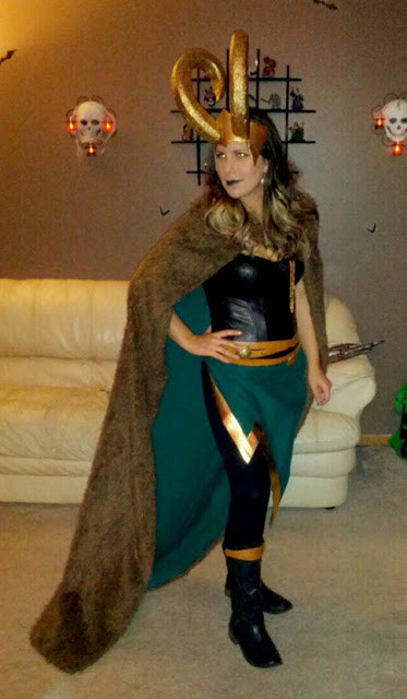 Loki Costume DIY
 maybeoblivious Lady Loki Halloween 2012
