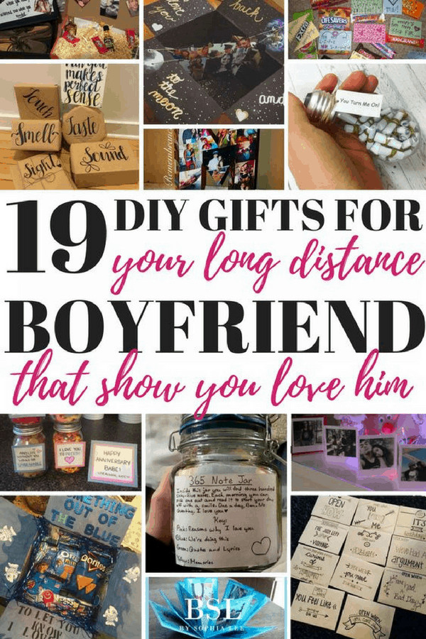 Long Distance Relationship Gift Ideas For Boyfriend
 19 DIY Gifts For Long Distance Boyfriend That Show You