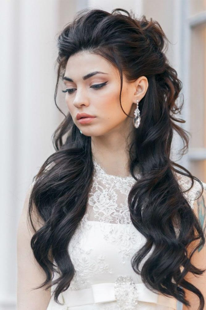 Long Down Wedding Hairstyles
 15 Inspirations of Long Hairstyles Down For Wedding