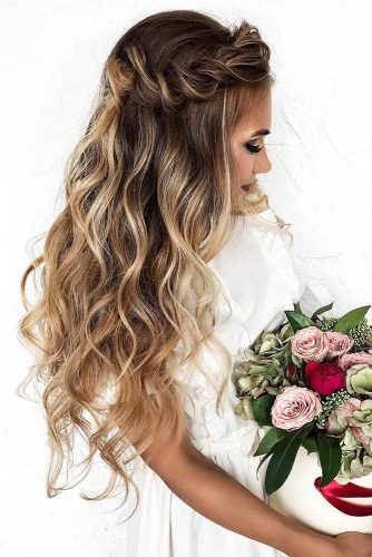 Long Down Wedding Hairstyles
 33 Stylish Wedding Hairstyles With Hair Down