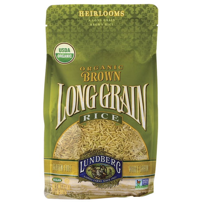 Long Grain Brown Rice Nutrition
 Lundberg Family Farms Organic Long Grain Brown Rice 2 lb