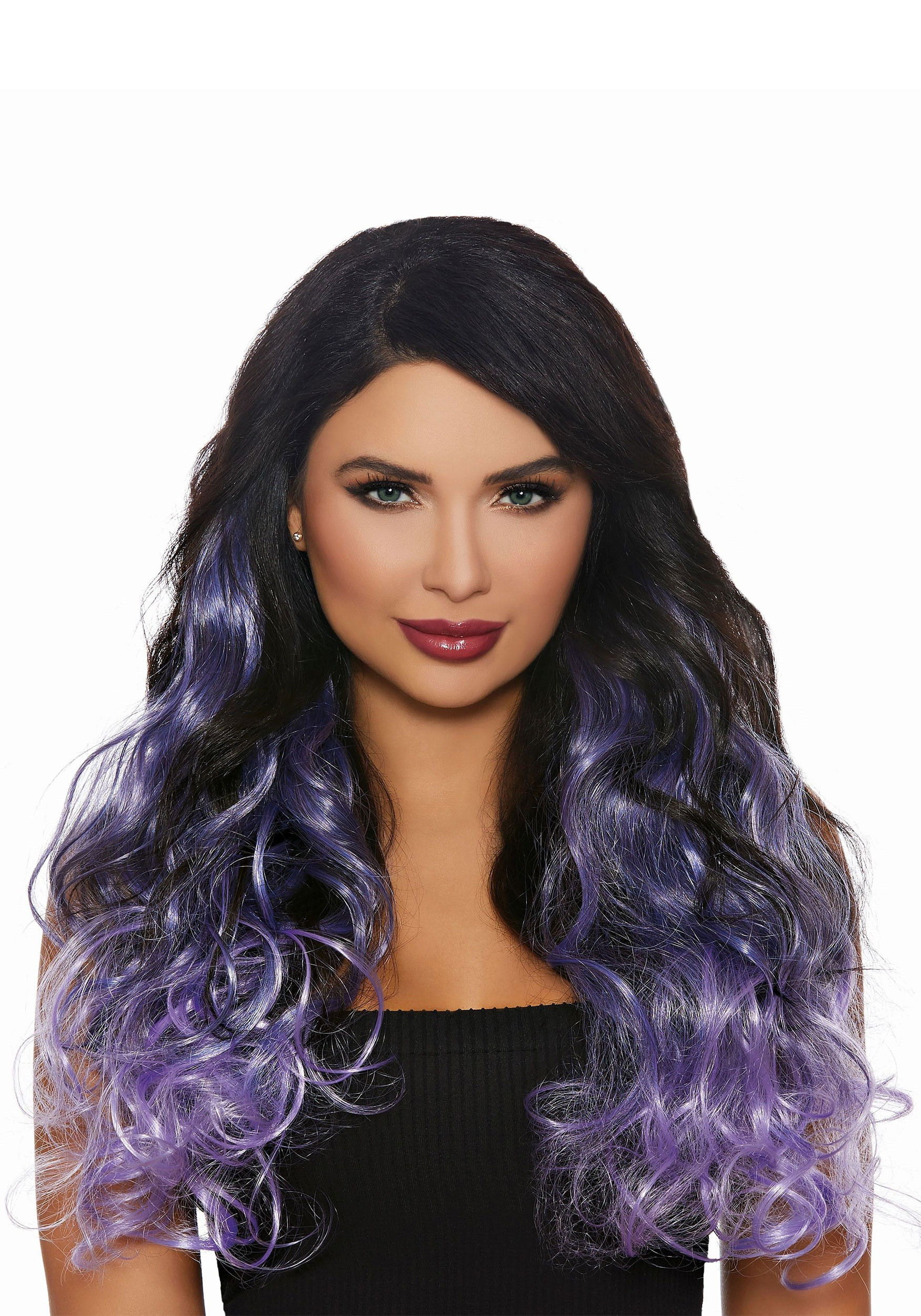 Long Ombre Hairstyles
 Long Curly Lavender Ombre Women s Hair Extensions