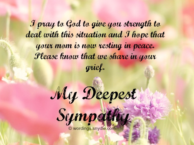 Loss Of A Mother Quotes
 Sympathy Messages for Loss of a Mother – Wordings and Messages