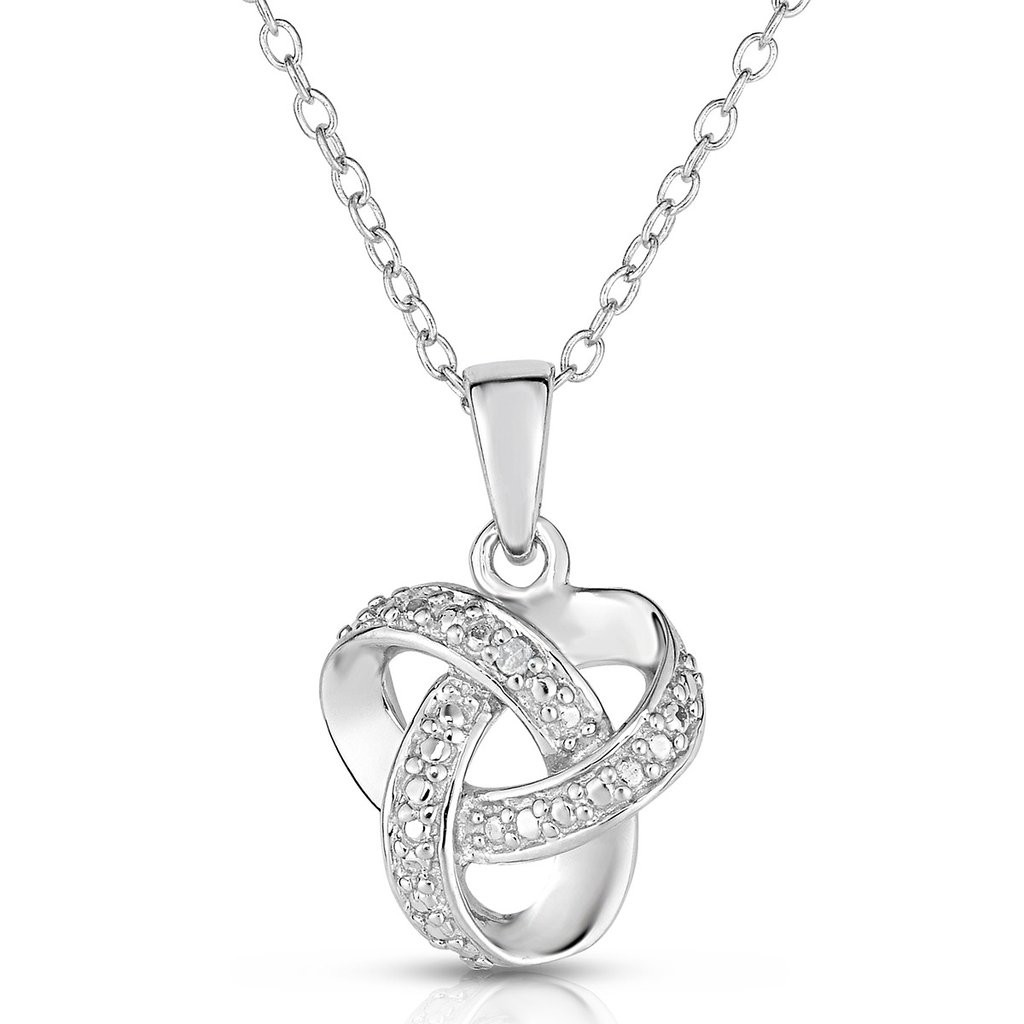 Love Knot Necklace
 Diamond Love Knot Necklace – Forever Today by Jilco