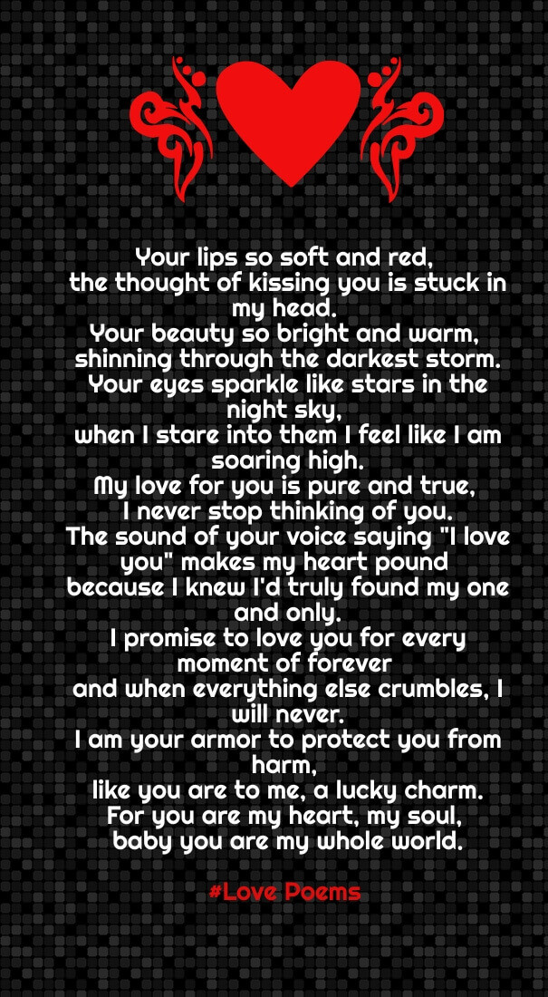 Love Quotes For Girlfriend
 15 Rhyming Love Poems for Her Cute and Romantic