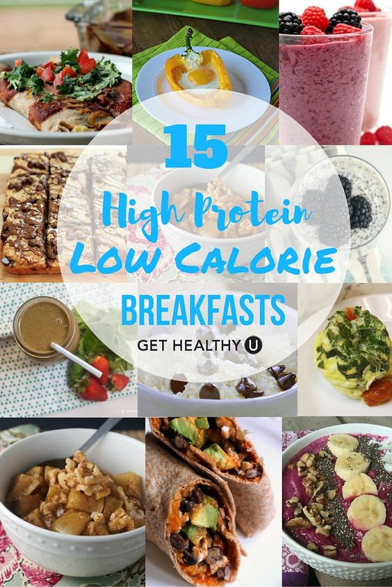 Low Calorie Brunch Recipes
 15 High Protein Low Calorie Breakfasts