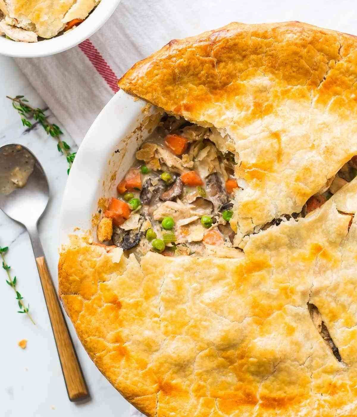 Low Calorie Chicken Pot Pie
 Healthy Chicken Pot Pie Easy low calorie only 380