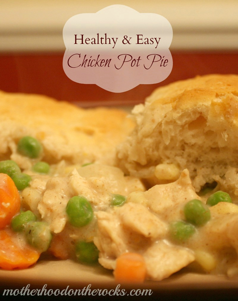 Low Calorie Chicken Pot Pie
 Healthy & Easy Chicken Pot Pie Recipe Motherhood on the