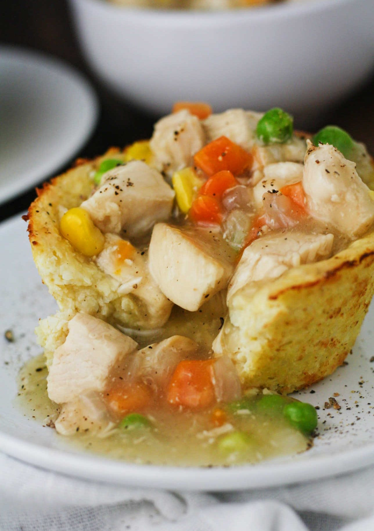 Low Calorie Chicken Pot Pie
 KETO